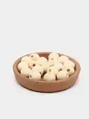 Бусины деревянные круглые неокрашенные