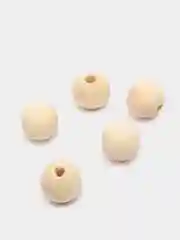 Бусины деревянные круглые неокрашенные