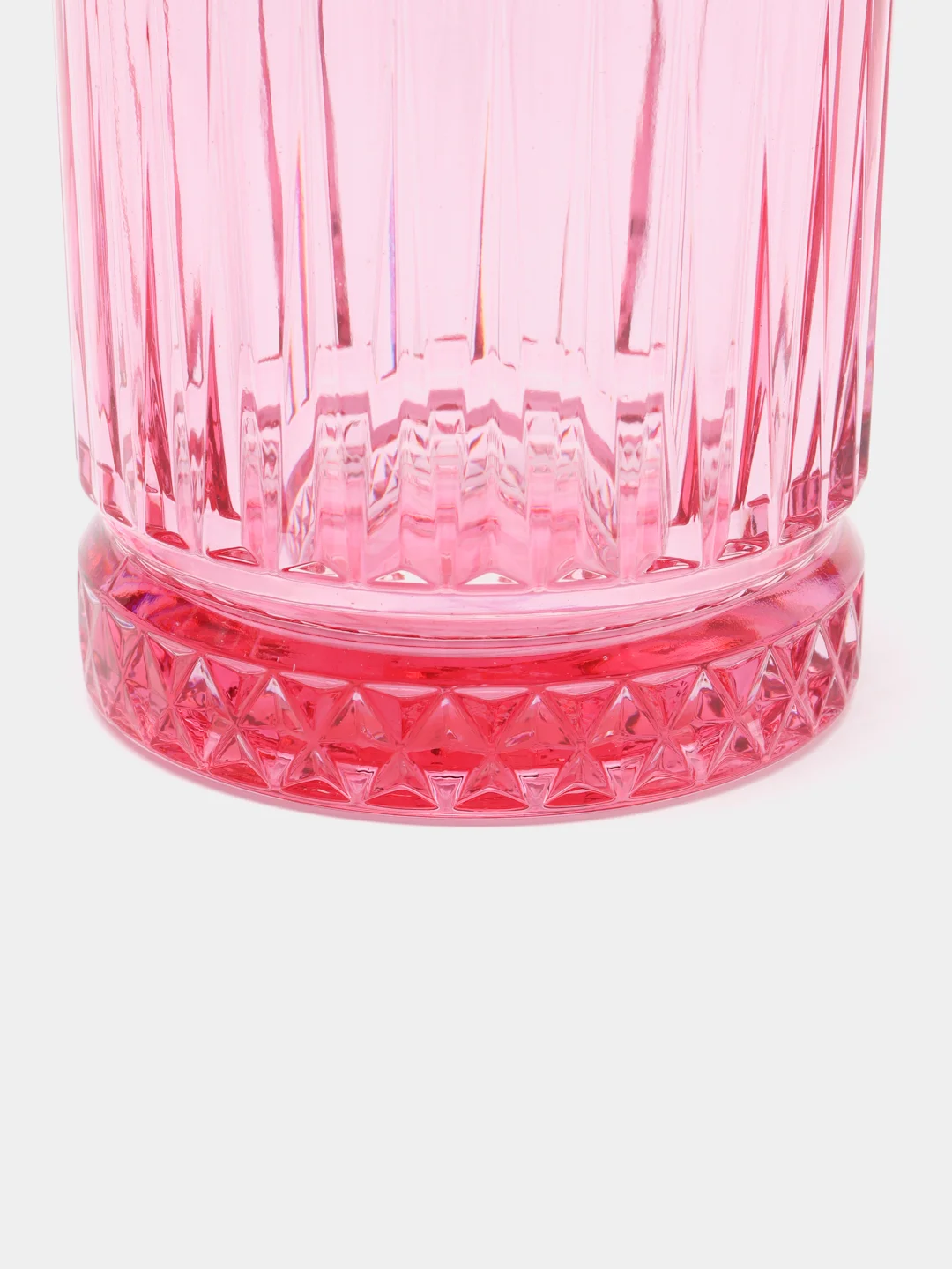 Стакан "Энжой" розовый, стекло, 355 мл, 520004/Pink SL/St
