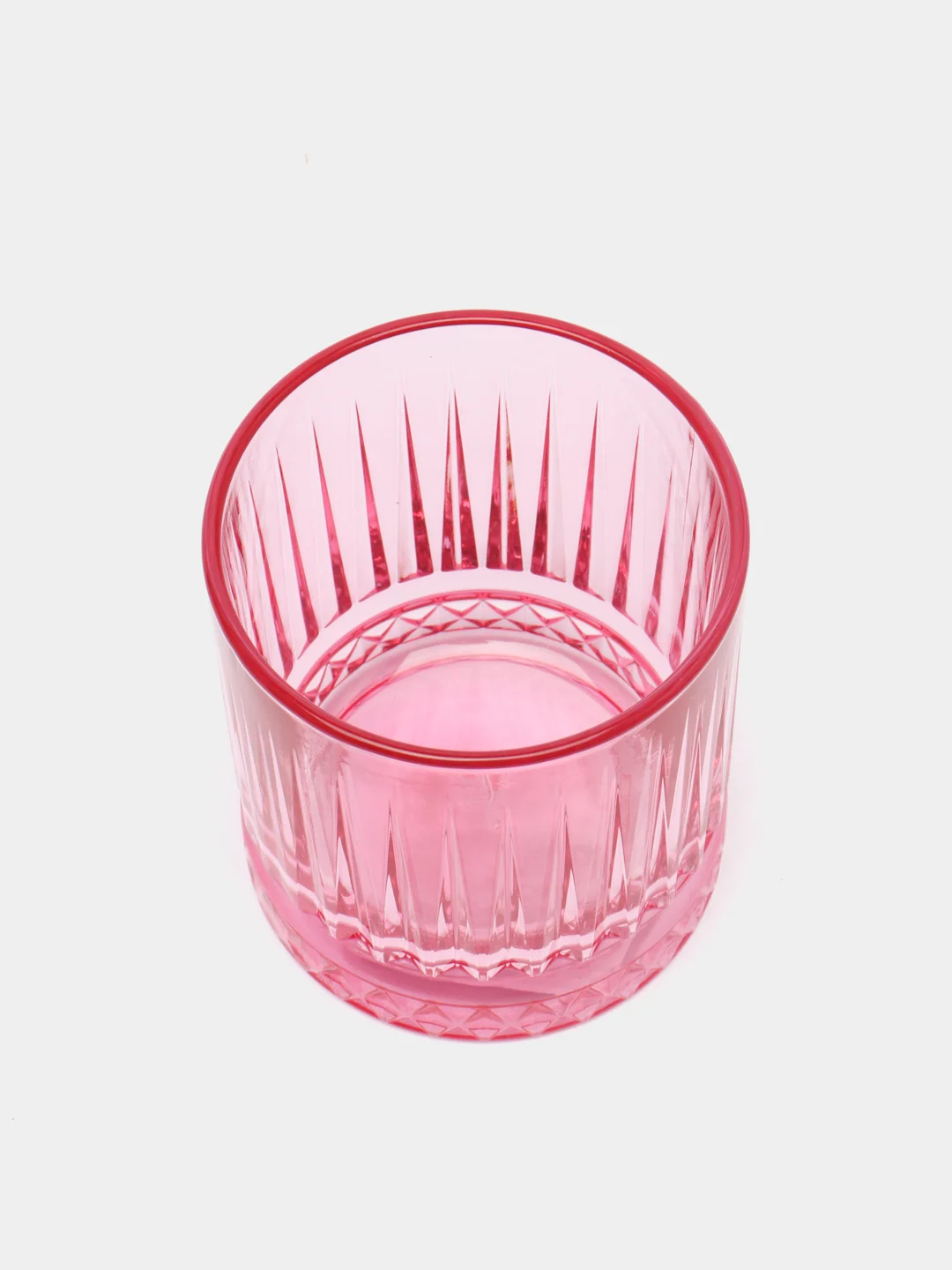 Стакан "Энжой" розовый, стекло, 355 мл, 520004/Pink SL/St