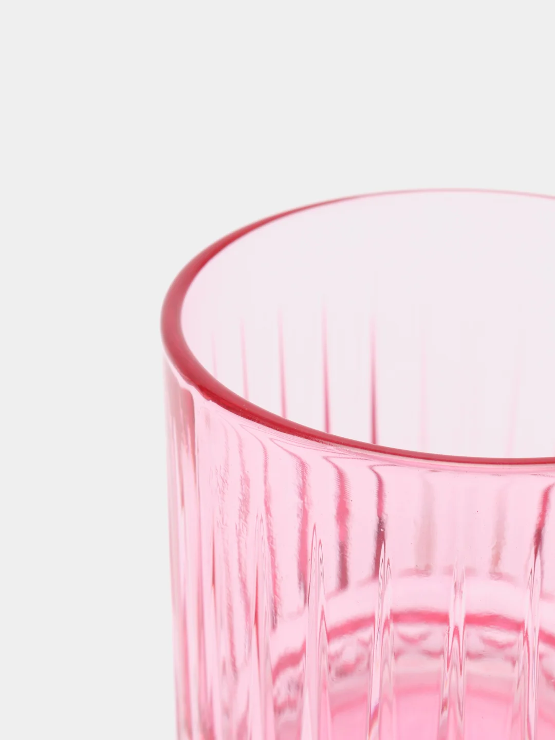 Стакан "Энжой" розовый, стекло, 355 мл, 520004/Pink SL/St