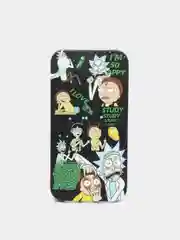 Угольный чехол мультсериал "Рик и Морти" для IPhone 6s 7/8 7/8 Plus XR 11