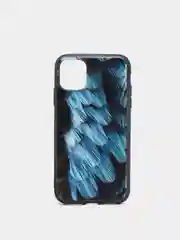 Голубой яркий чехол, цветные принты-картинки iPhone 5S/SE/6/6S/7/8/Plus/X/XS/XR/11/12/Mini/Pro/Max