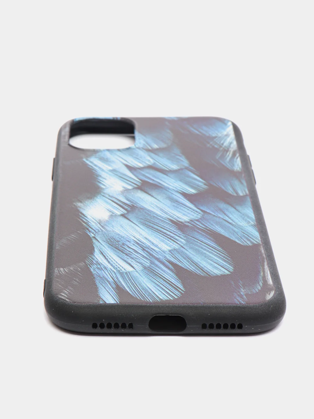 Голубой яркий чехол, цветные принты-картинки iPhone 5S/SE/6/6S/7/8/Plus/X/XS/XR/11/12/Mini/Pro/Max