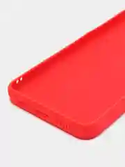 Красный чехол для Xiaomi Redmi 9A/9/9C/9T/NOTE 10 PRO/NOTE 9  силиконовый (Борта чехла прямые NEW)