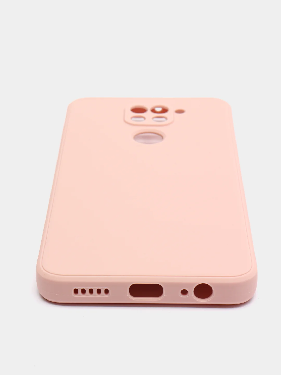 Пудровый чехол для Xiaomi Redmi 9A/9/9C/9T/NOTE 10 PRO/NOTE 9 силиконовый (Борта чехла прямые NEW)