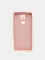 Пудровый чехол для Xiaomi Redmi 9A/9/9C/9T/NOTE 10 PRO/NOTE 9  силиконовый (Борта чехла прямые NEW)