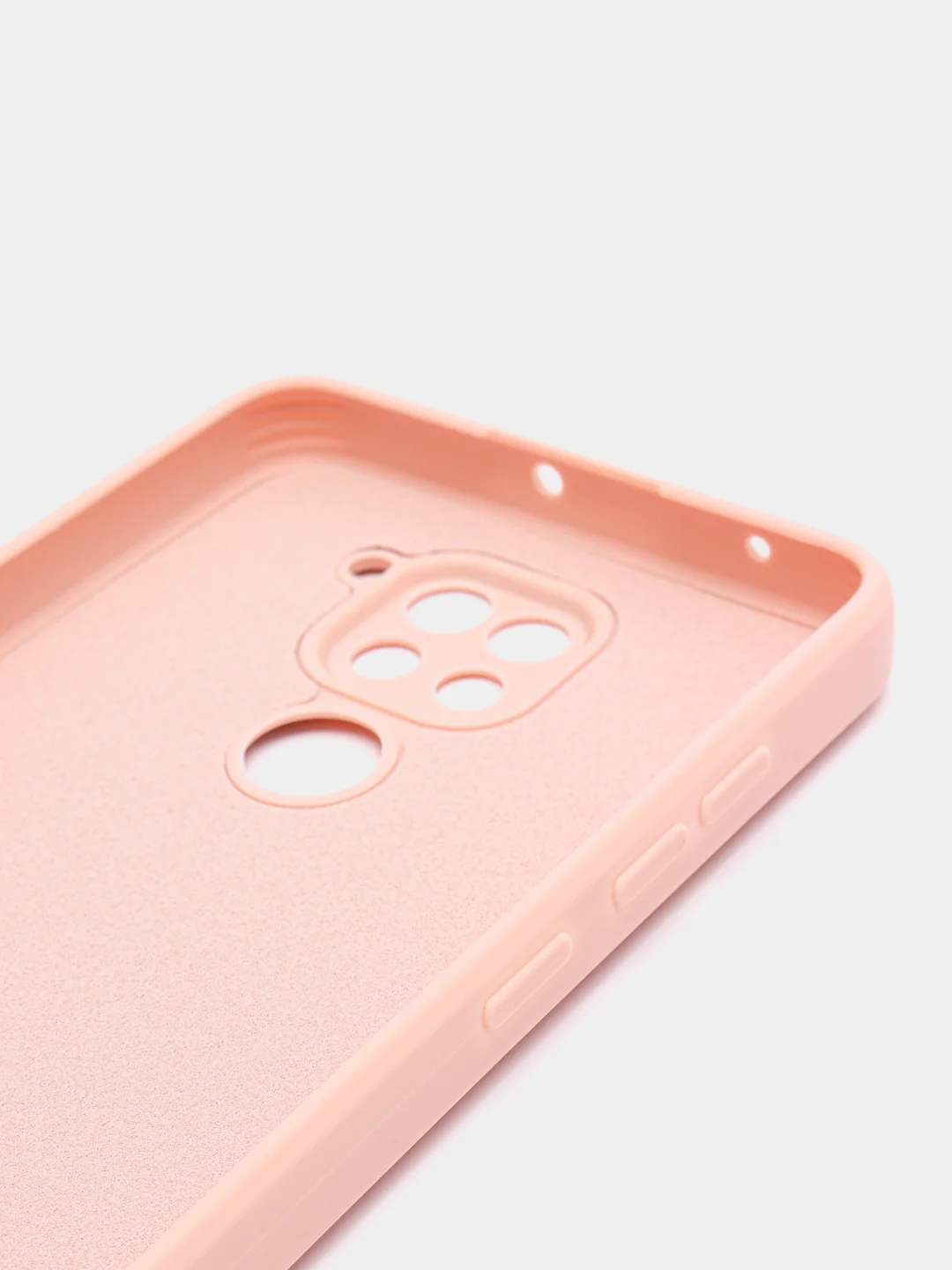 Пудровый чехол для Xiaomi Redmi 9A/9/9C/9T/NOTE 10 PRO/NOTE 9 силиконовый (Борта чехла прямые NEW)
