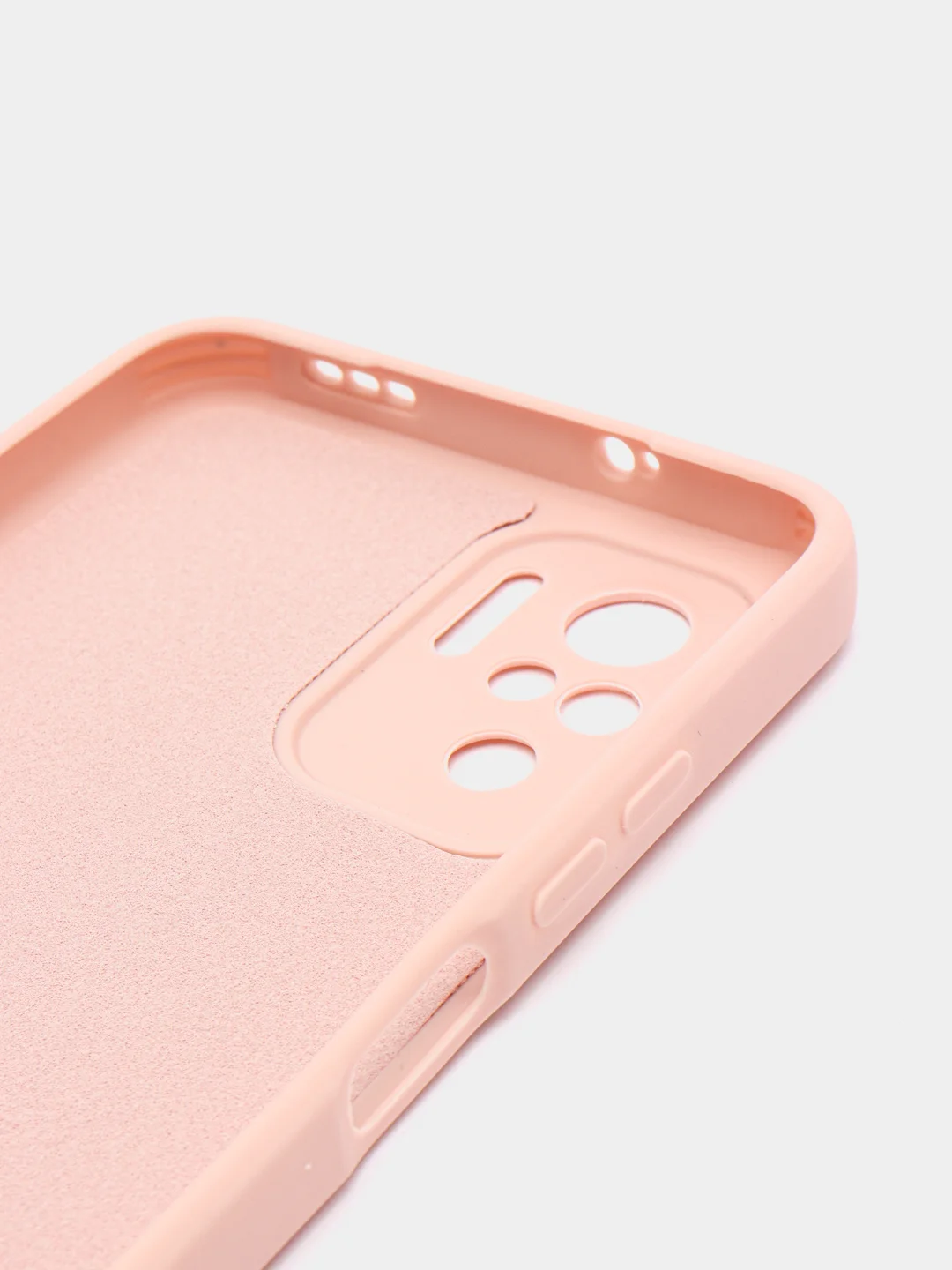 Пудровый чехол для Xiaomi Redmi 9A/9/9C/9T/NOTE 10 PRO/NOTE 9 силиконовый (Борта чехла прямые NEW)