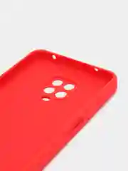 Красный чехол для Xiaomi Redmi 9A/9/9C/9T/NOTE 10 PRO/NOTE 9  силиконовый (Борта чехла прямые NEW)
