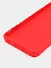 Красный чехол для Xiaomi Redmi 9A/9/9C/9T/NOTE 10 PRO/NOTE 9  силиконовый (Борта чехла прямые NEW)