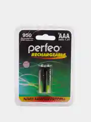Батарейки аккумуляторные Perfeo, мизинчиковые AAA / HR3, 2 штуки
