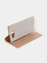 Золотой чехол-книжка для Samsung Galaxy J5 Prime