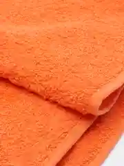 Оранжевый полотенце махровое, хлопковое
