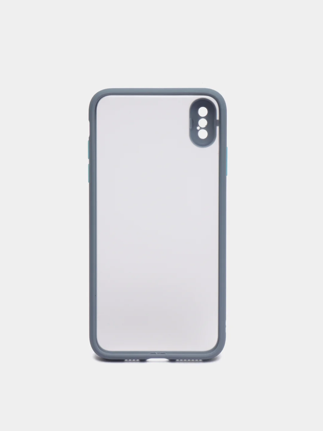 Голубой чехол для Apple iPhone XS Max с цветной рамкой, 9 цветов