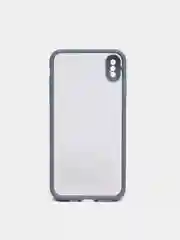Голубой чехол для Apple iPhone XS Max с цветной рамкой, 9 цветов
