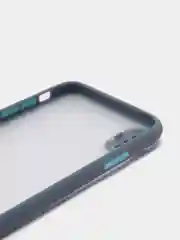 Голубой чехол для Apple iPhone XS Max с цветной рамкой, 9 цветов