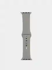Серый силиконовый ремешок для Apple Watch 3, 4, 5, 6, 7, SE на 38/42/40/44