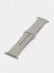Серый силиконовый ремешок для Apple Watch 3, 4, 5, 6, 7, SE на 38/42/40/44