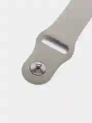 Серый силиконовый ремешок для Apple Watch 3, 4, 5, 6, 7, SE на 38/42/40/44