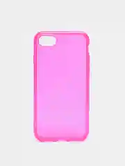 Розовый чехол прозрачный для iPhone 11, 12, 13, Pro, Max, 7, 8, SE, Plus, XR, цветной