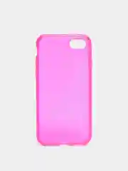 Розовый чехол прозрачный для iPhone 11, 12, 13, Pro, Max, 7, 8, SE, Plus, XR, цветной