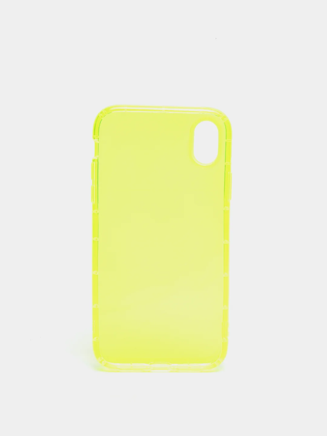 Желтый чехол прозрачный для iPhone 11, 12, 13, Pro, Max, 7, 8, SE, Plus, XR, цветной