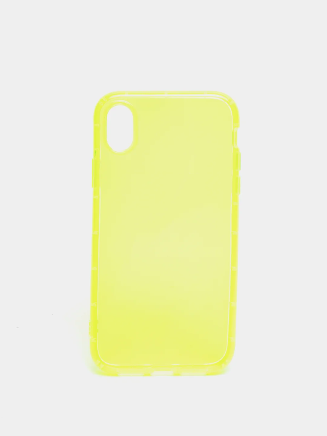 Желтый чехол прозрачный для iPhone 11, 12, 13, Pro, Max, 7, 8, SE, Plus, XR, цветной