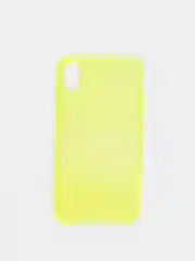 Желтый чехол прозрачный для iPhone 11, 12, 13, Pro, Max, 7, 8, SE, Plus, XR, цветной
