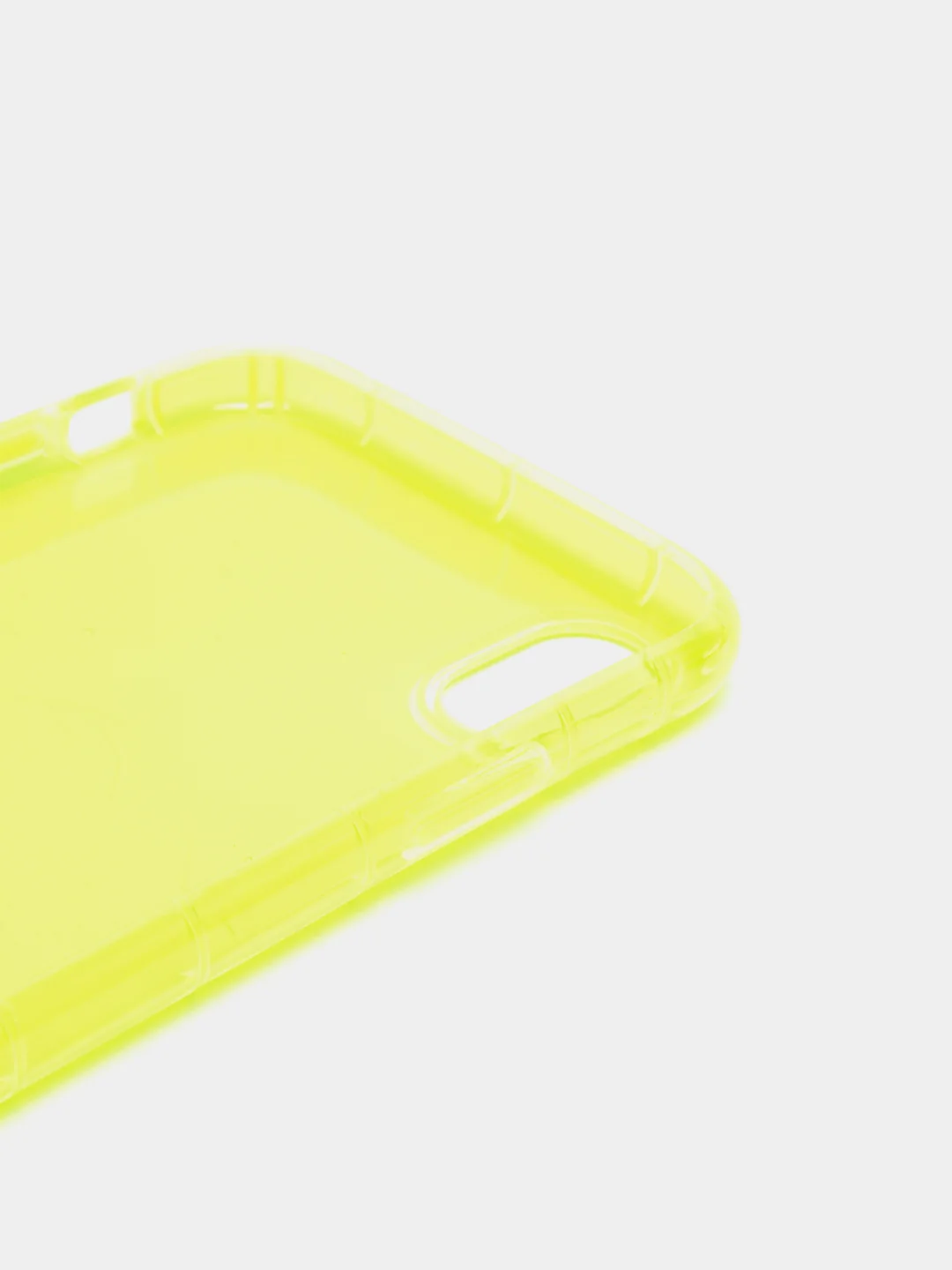 Желтый чехол прозрачный для iPhone 11, 12, 13, Pro, Max, 7, 8, SE, Plus, XR, цветной