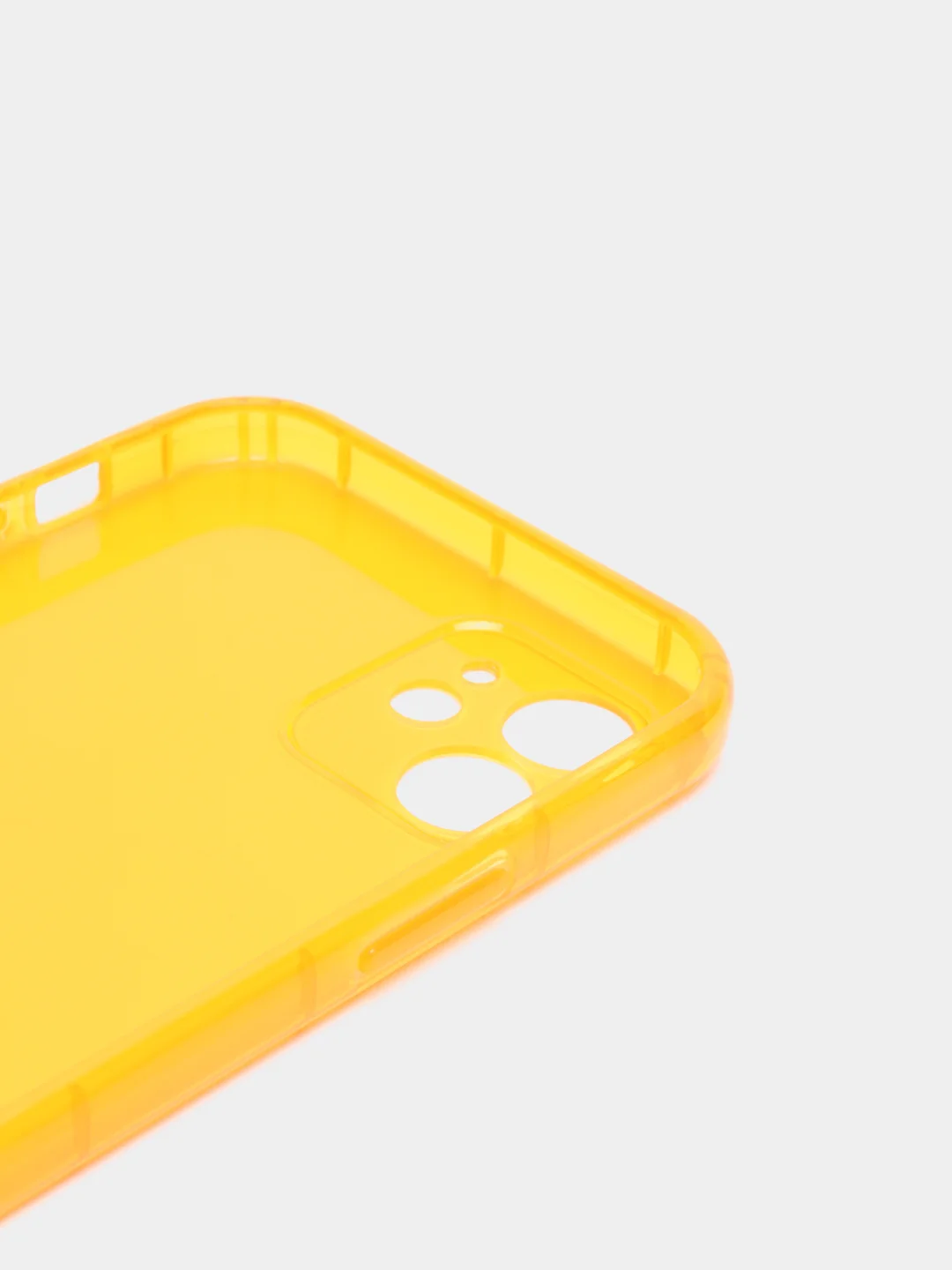 Оранжевый чехол прозрачный для iPhone 11, 12, 13, Pro, Max, 7, 8, SE, Plus, XR, цветной