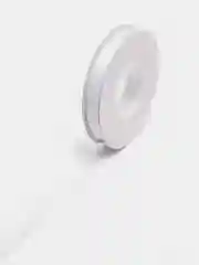 Белый репсовая лента 1см