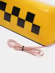 Шашка такси, желтая, на 4 магнитах