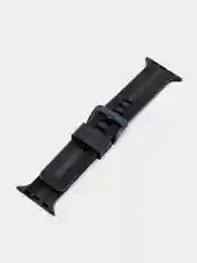Тёмно-серый ремешок с застежкой, для Apple Watch на 38, 40, 42, 44 мм, силиконовый