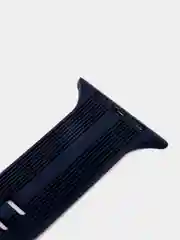 Тёмно-серый ремешок с застежкой, для Apple Watch на 38, 40, 42, 44 мм, силиконовый