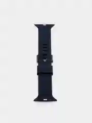 Тёмно-серый ремешок с застежкой, для Apple Watch на 38, 40, 42, 44 мм, силиконовый