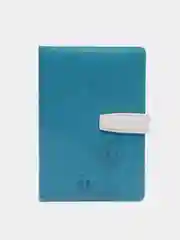 Лазурный бизнес блокнот А5 с тиснением