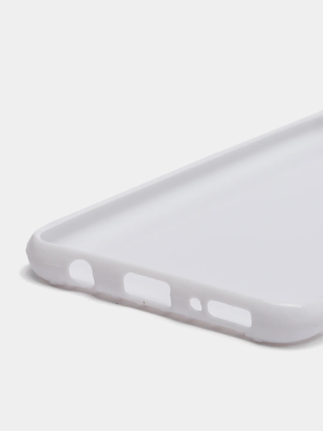 Белый чехол для Samsung A12 / A50/30S / A51 / A52 / A30/A20 / A31 / A32 / A01 / A02 ребристый