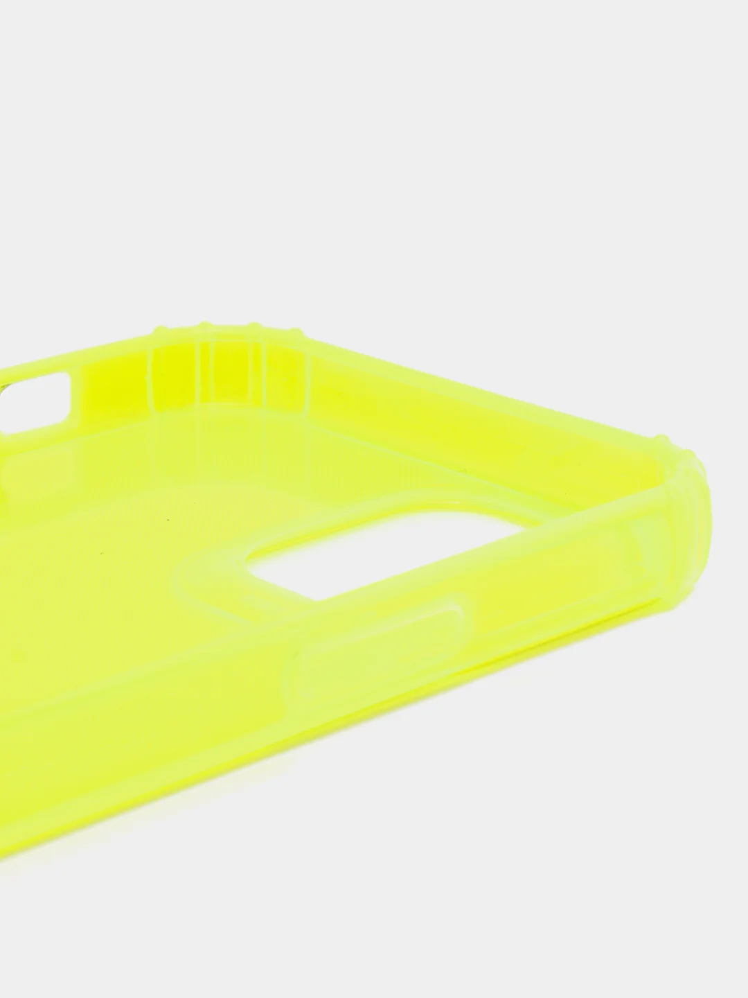Желтый чехол силиконовый, прозрачный " Неон" для Айфон iPhone 11 / 11 Pro / 11 Pro Max / 12