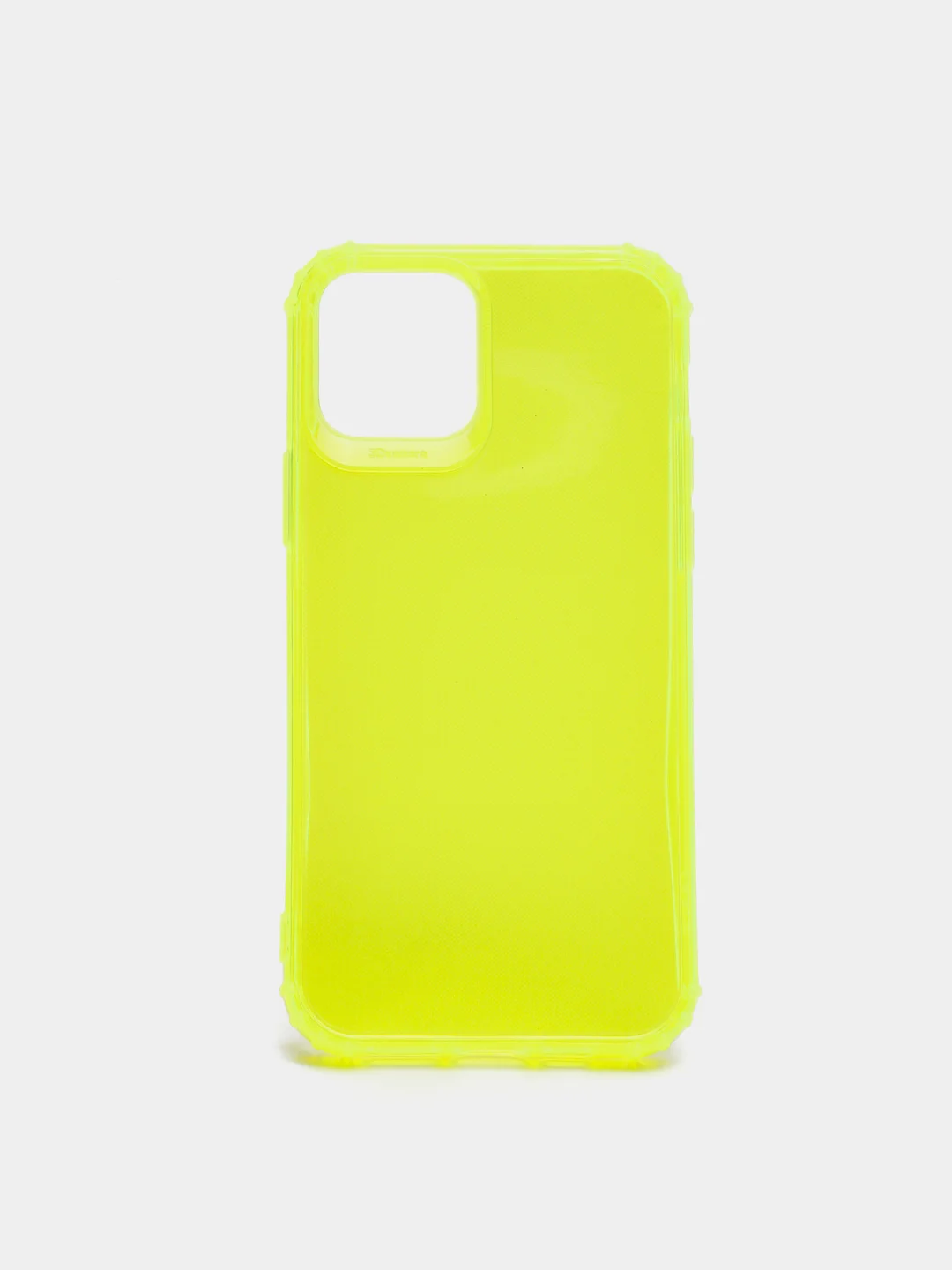 Желтый чехол силиконовый, прозрачный " Неон" для Айфон iPhone 11 / 11 Pro / 11 Pro Max / 12