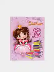 Розовый дневник школьный для 1-11 класса, твёрдая обложка