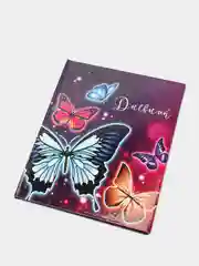 Фиолетовый дневник школьный для 1-11 класса, твёрдая обложка