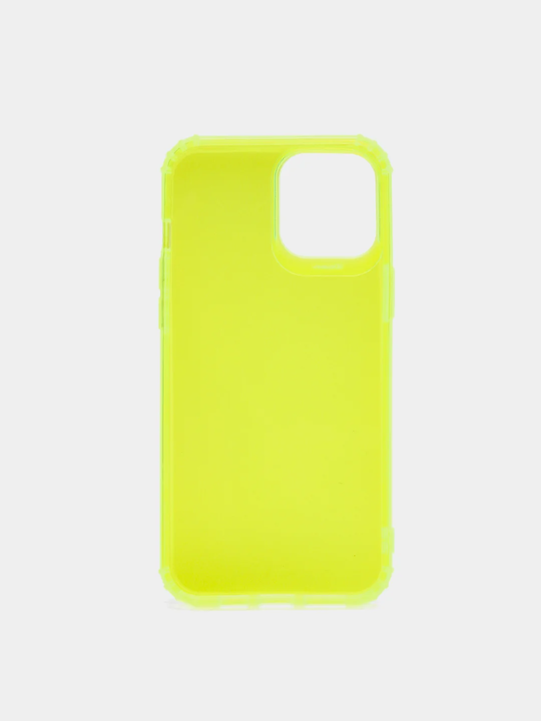 Желтый чехол силиконовый, прозрачный " Неон" для Айфон iPhone 11 / 11 Pro / 11 Pro Max / 12