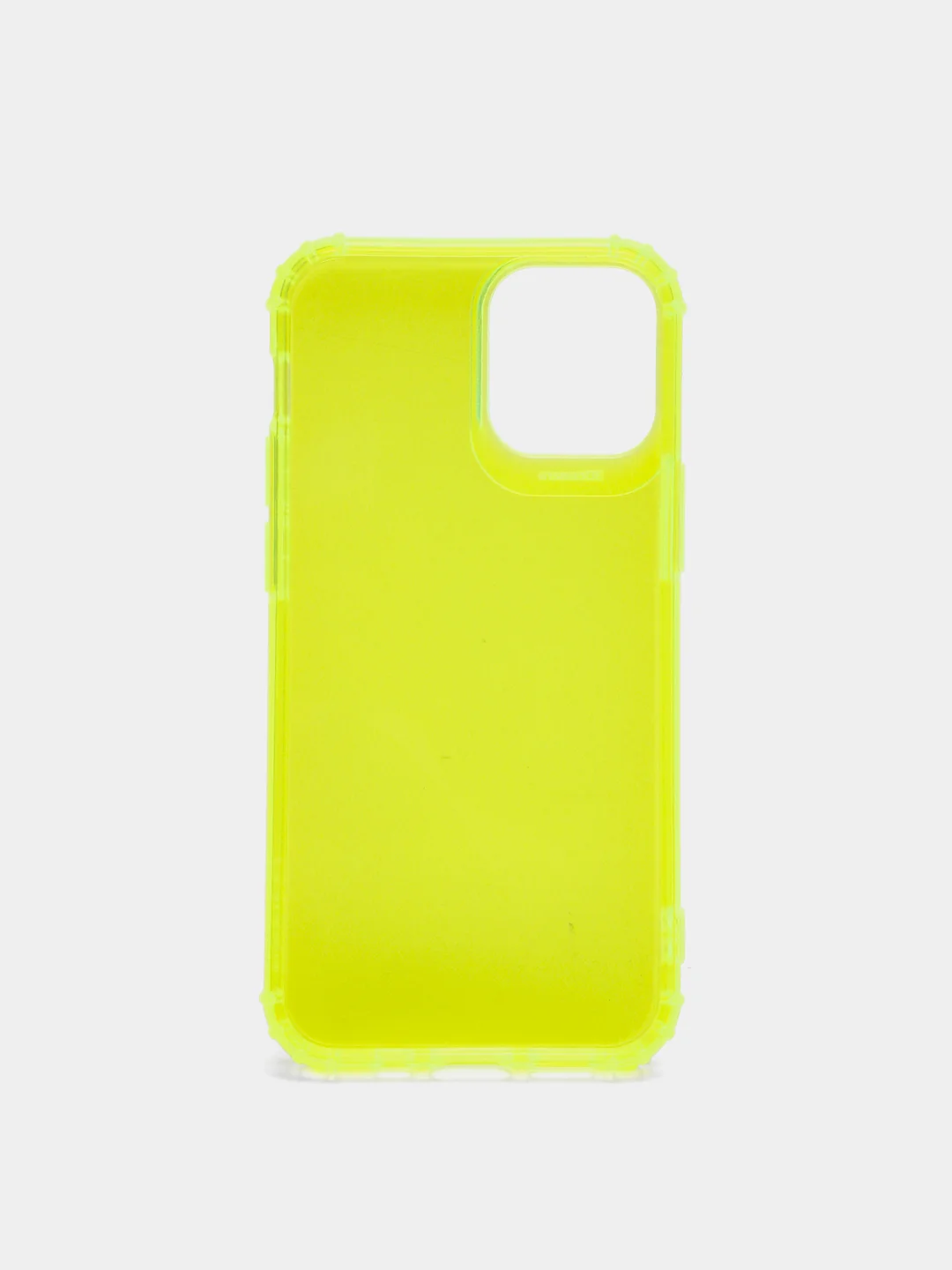 Желтый чехол силиконовый, прозрачный " Неон" для Айфон iPhone 11 / 11 Pro / 11 Pro Max / 12