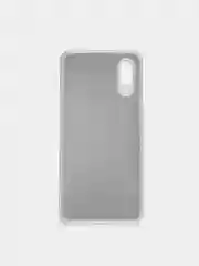 Серебряный чехол Samsung Galaxy A02, Самсунг Галакси А02 блестящий
