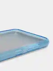 Голубой чехол Samsung Galaxy A02, Самсунг Галакси А02 блестящий