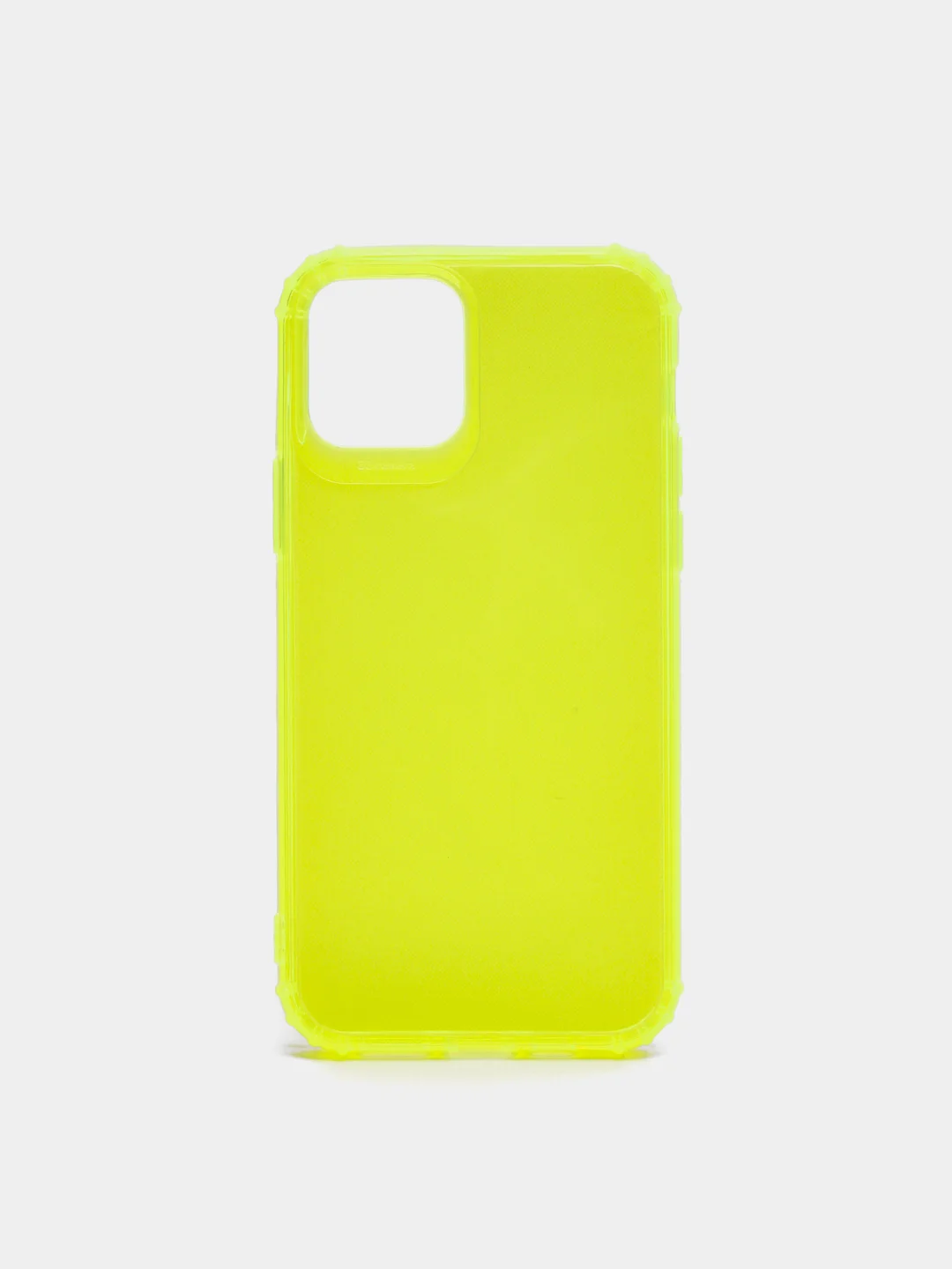 Желтый чехол силиконовый, прозрачный " Неон" для Айфон iPhone 11 / 11 Pro / 11 Pro Max / 12