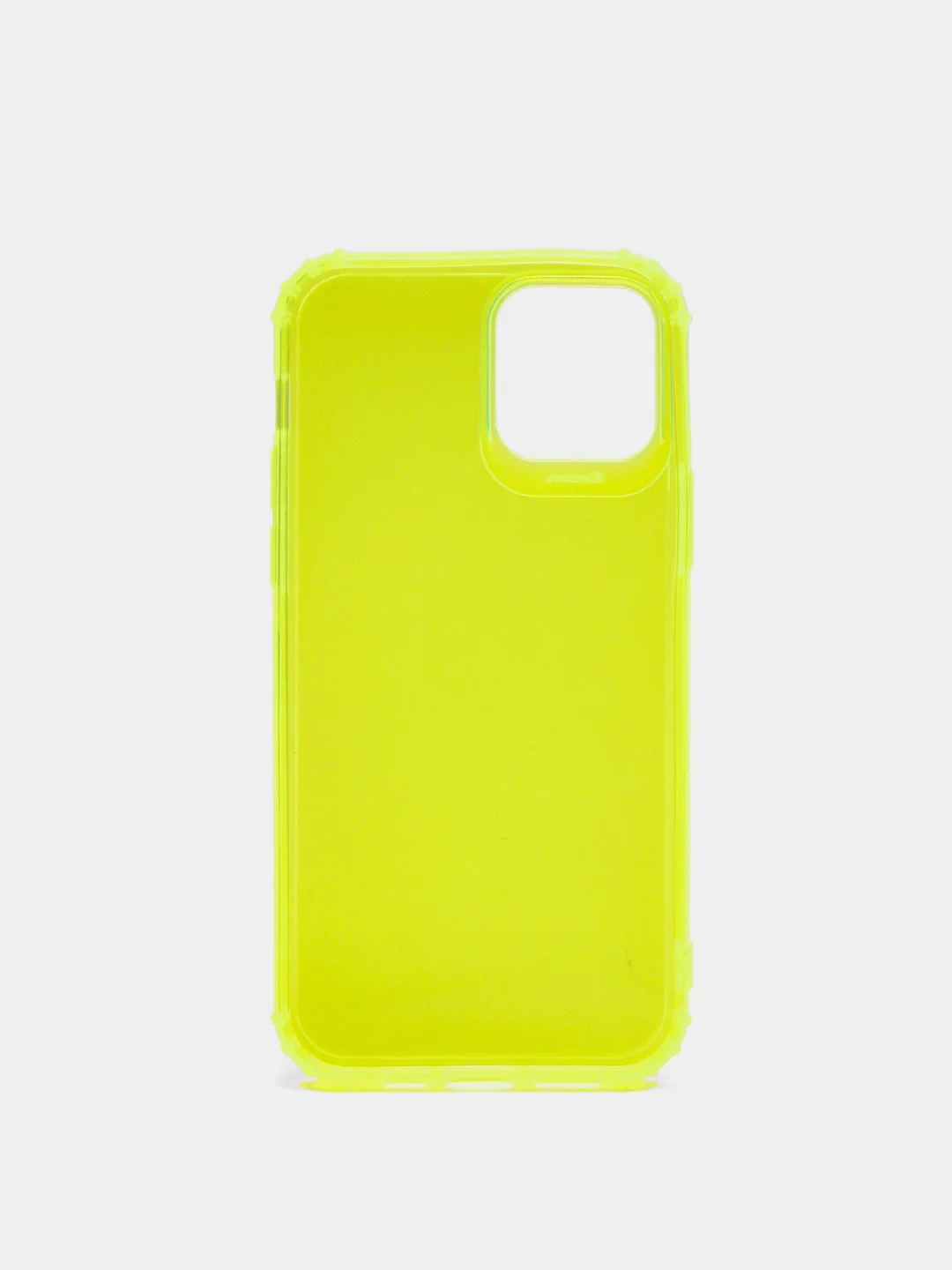 Желтый чехол силиконовый, прозрачный " Неон" для Айфон iPhone 11 / 11 Pro / 11 Pro Max / 12