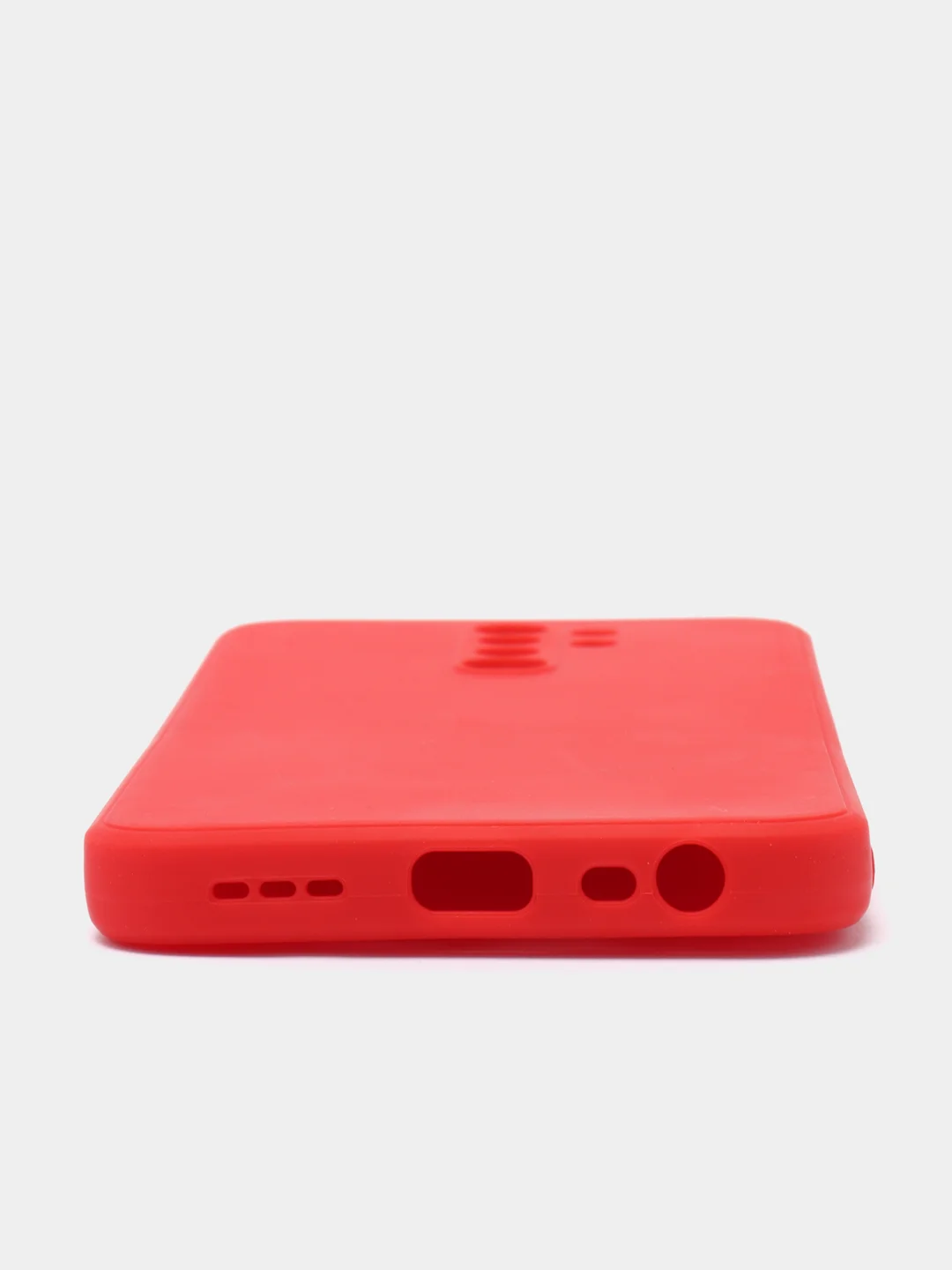 Красный чехол для Xiaomi Redmi 9A/9/9C/9T/NOTE 10 PRO/NOTE 9 силиконовый (Борта чехла прямые NEW)