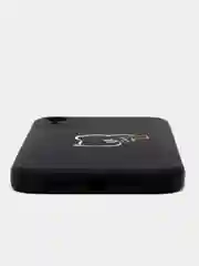 Черный чехол  для iPhone пикачу, покемоны